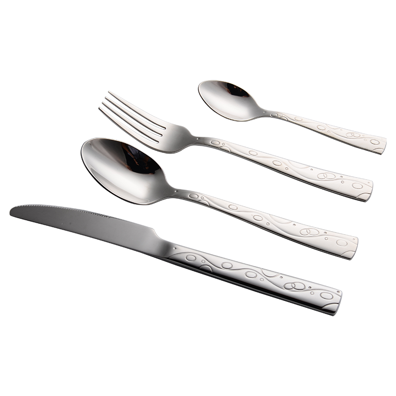 Popular flatware set spoons and forks stainless steel cutlery-F098